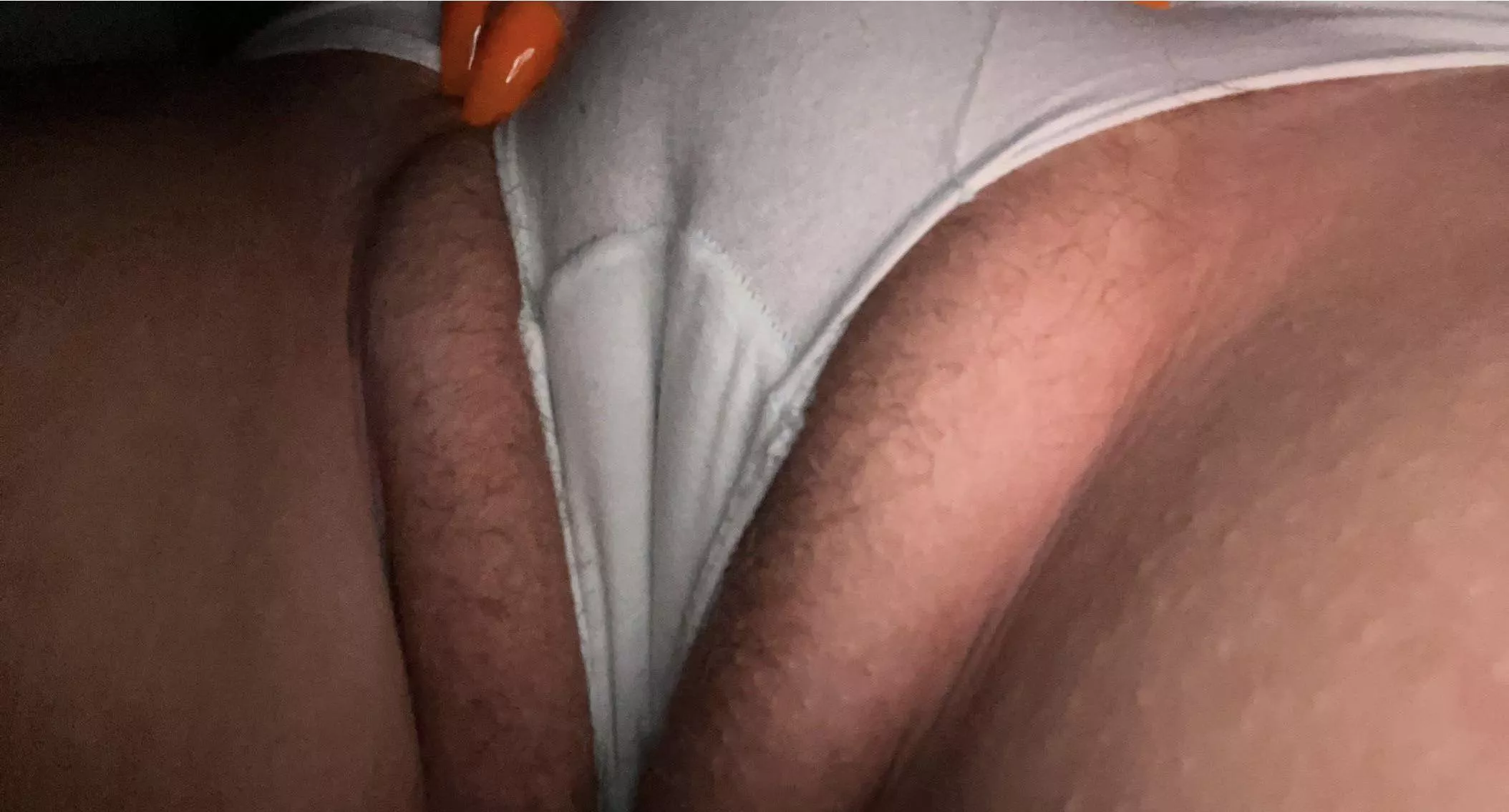 Pussy wedgies really show off my lips 😉