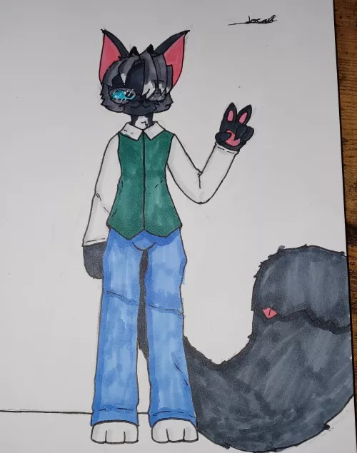 qwq need some advice to improve my fursona idk if I did it right