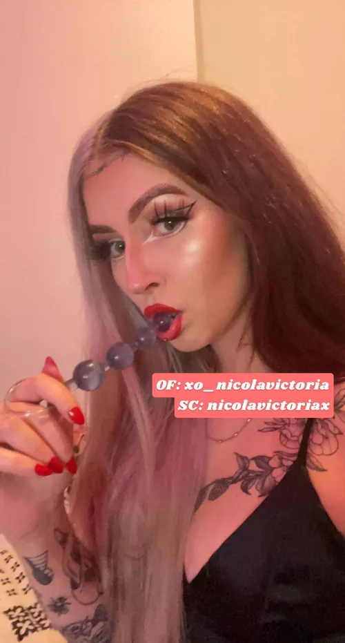 SC: nicolavictoriax😈OF: xo_nicolavictoria🥵kink and fetish friendly🤫let me fulfil your fantasies💦