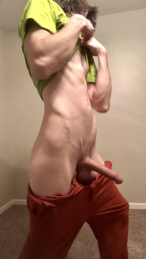 Shaggy does have a hard cut cock under those bell bottom pants 😜