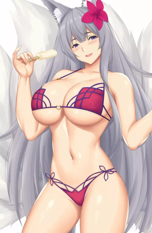 Shinano as Scathach from Fate for Halloween