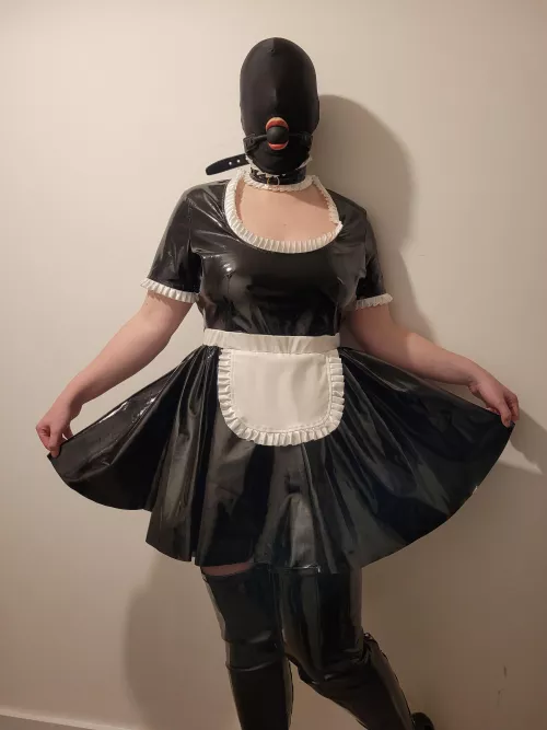 Shiny, gagged, and blindfolded. How would you use me?
