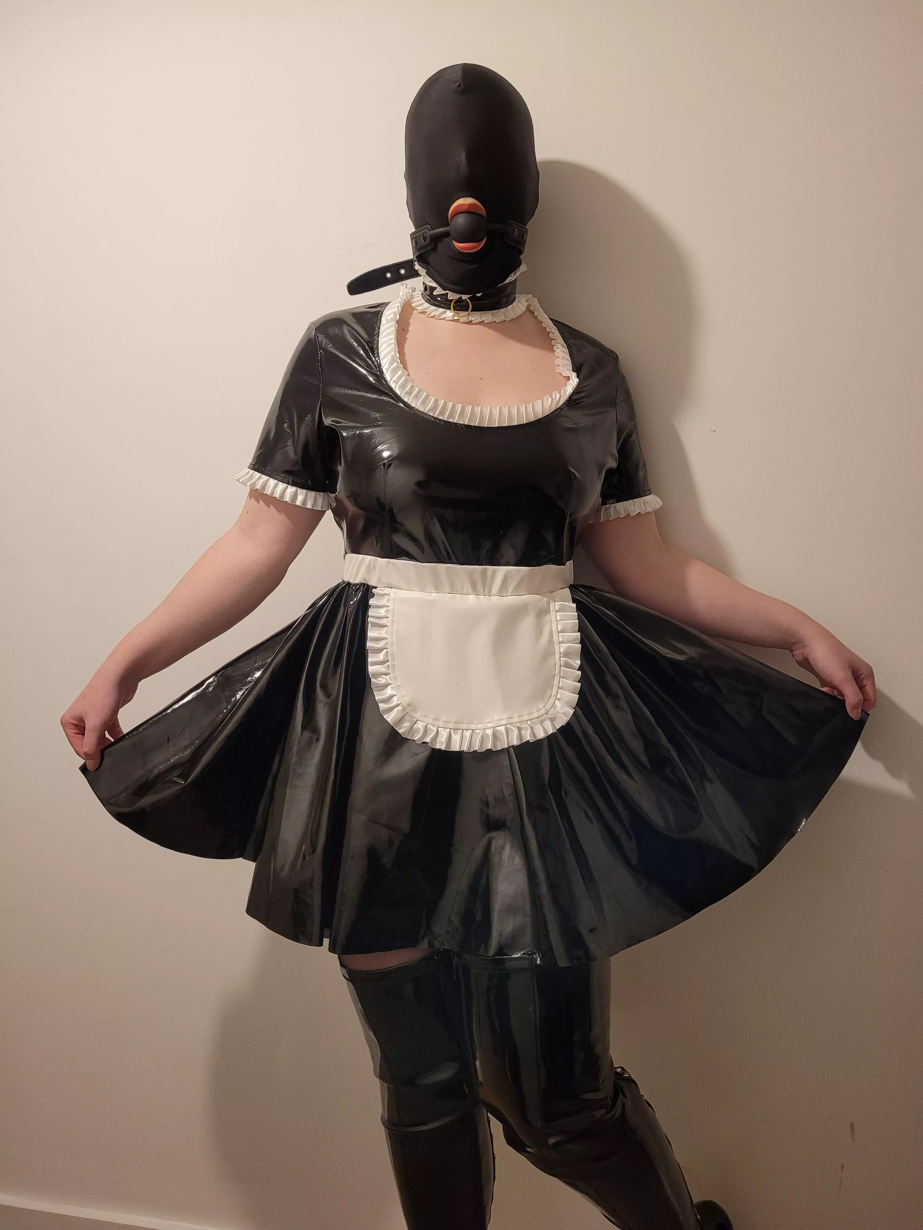 Shiny, gagged, and blindfolded. How would you use me?