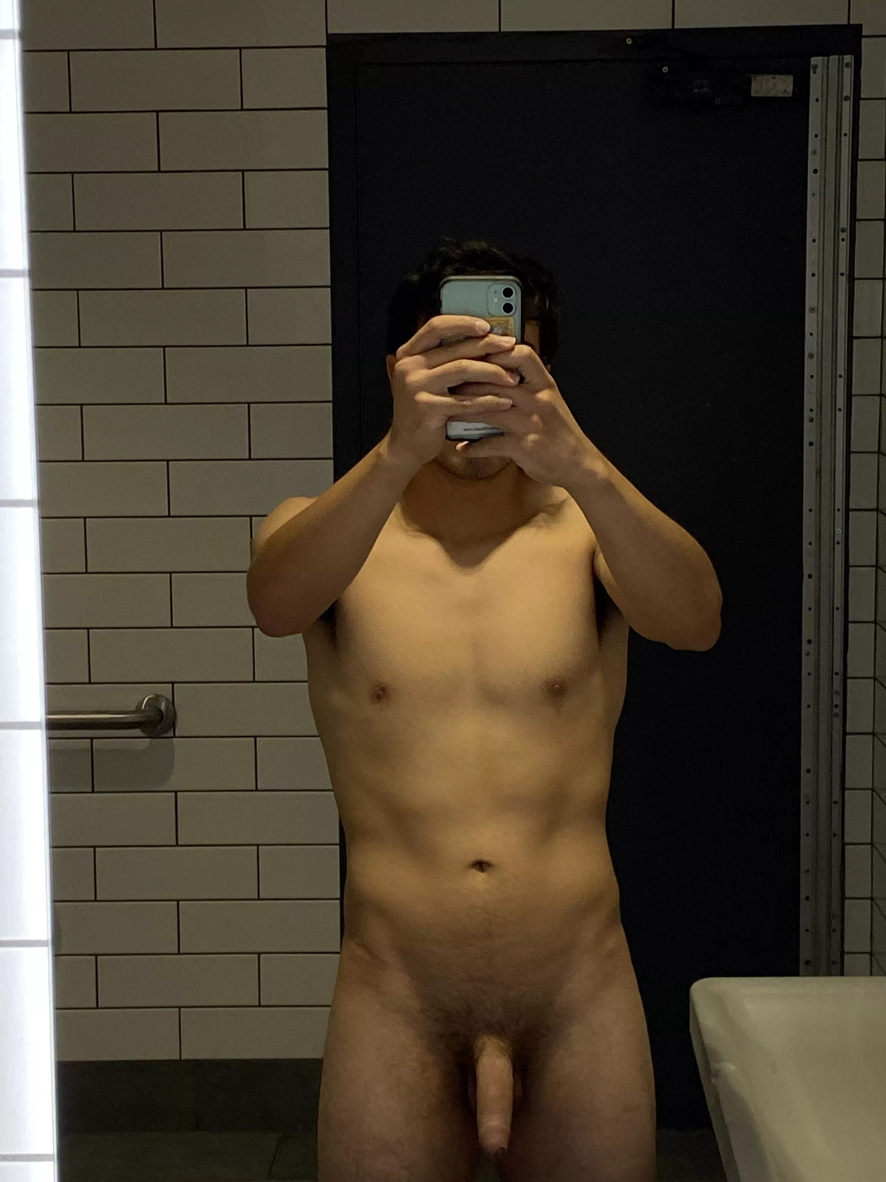 Stripped nude at a Walmart restroom