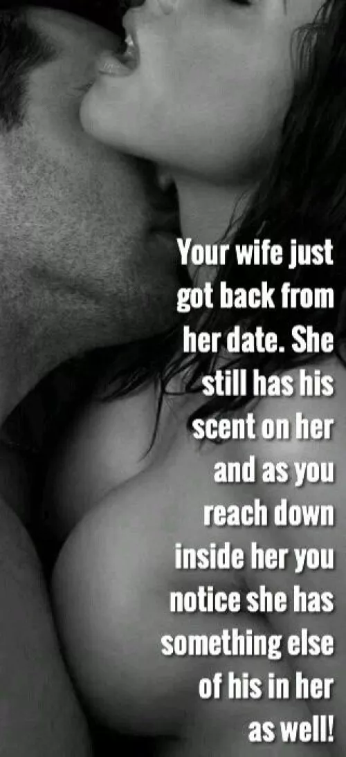 That slippery feeling when you touch her below says it all …❤️