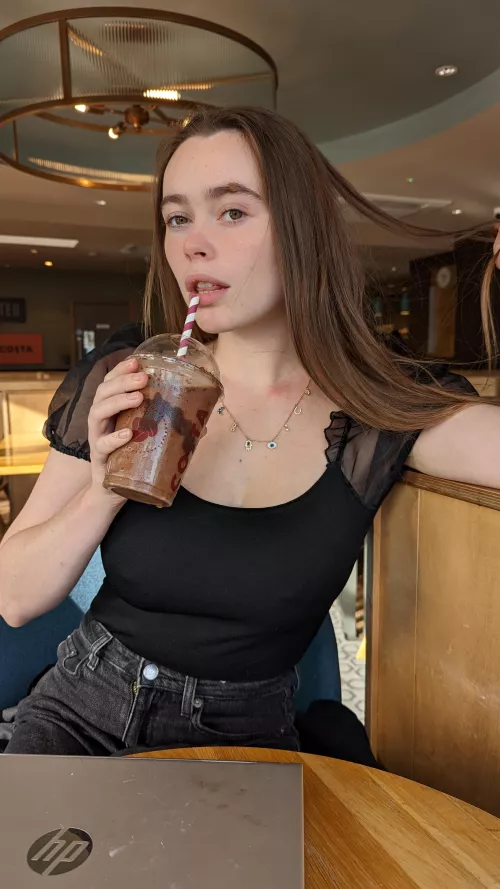 The barista definitely noticed