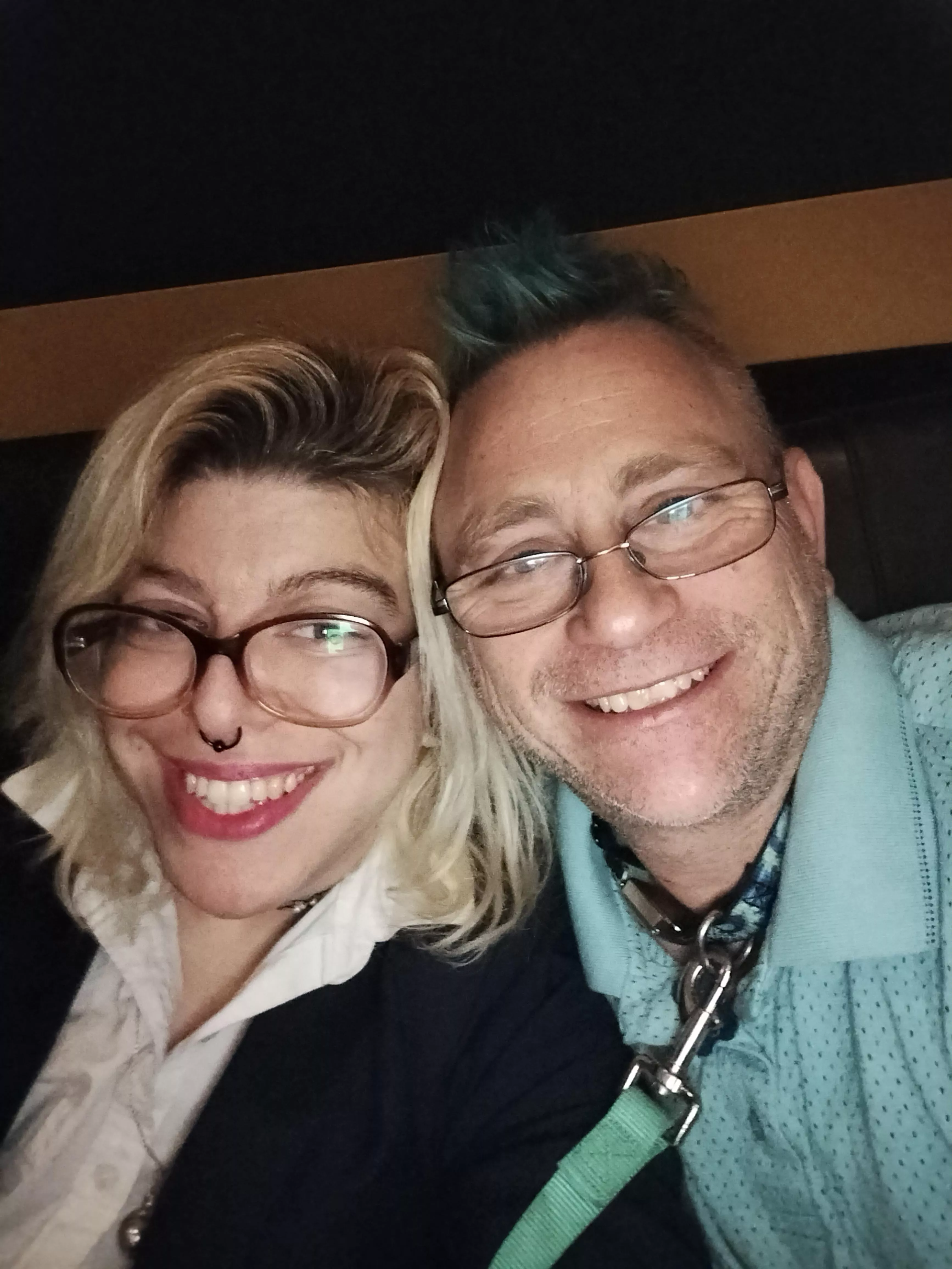 Took my good puppy to Rocky Horror for Halloween last night! 🥰