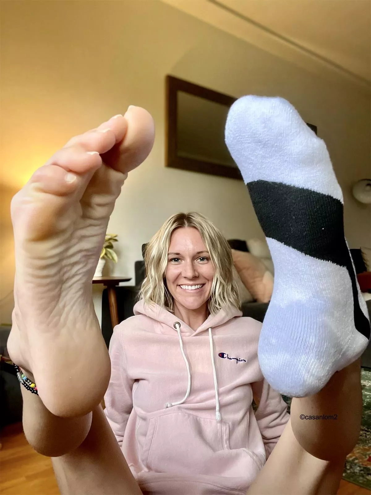 Wanna help me take the other sock off?
