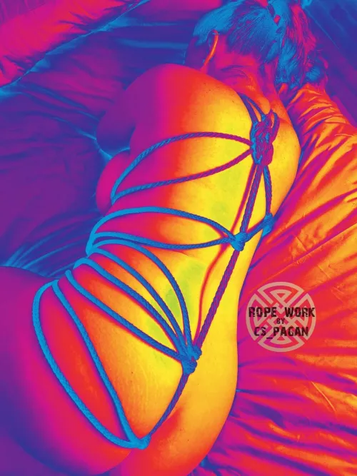 What a good girl and fantastic Rope bunny she is!