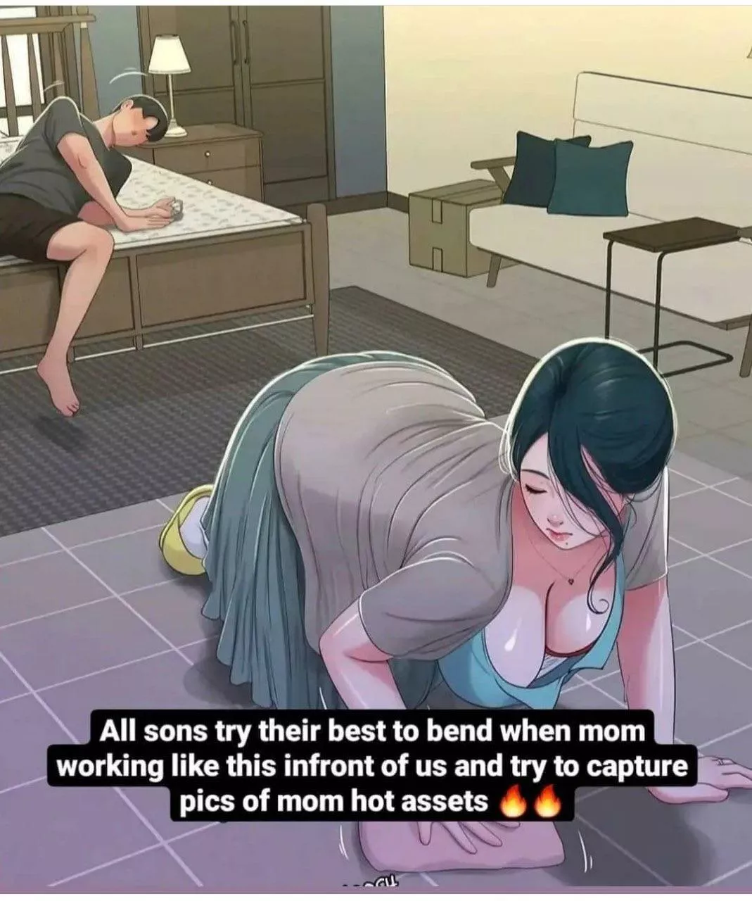 Who wants to do this with his mom