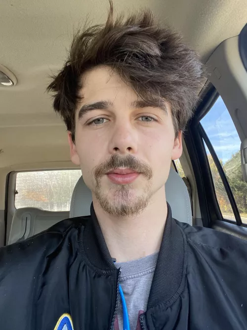 Wild hair and I don’t care.