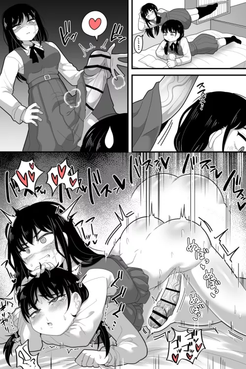 Yoru pounds Asa hard (Dakkoku_Jiro)