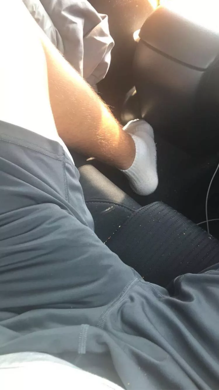 You wanna join me in the backseat?