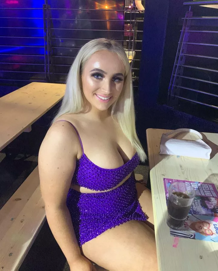 Caitlin loving the attention