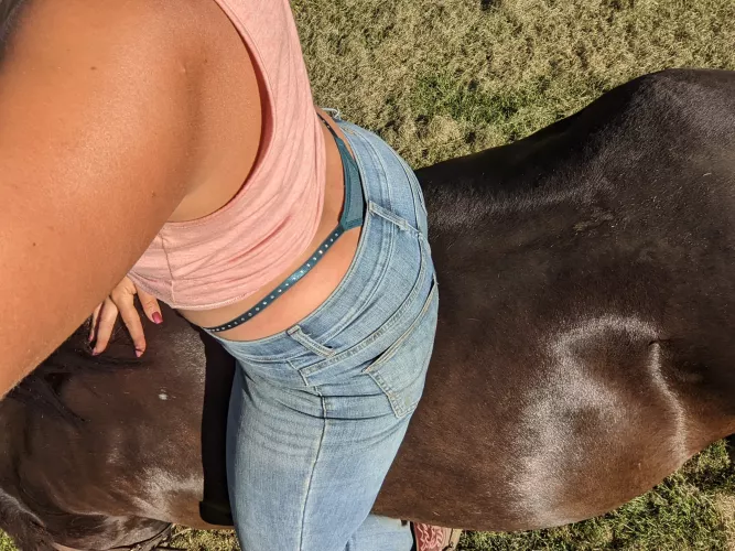 Do you like to see me ride in my jeans?