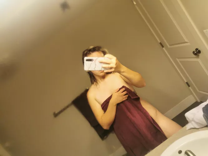 [F]resh out of the shower