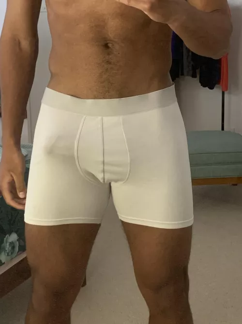 had to show off the morning wood