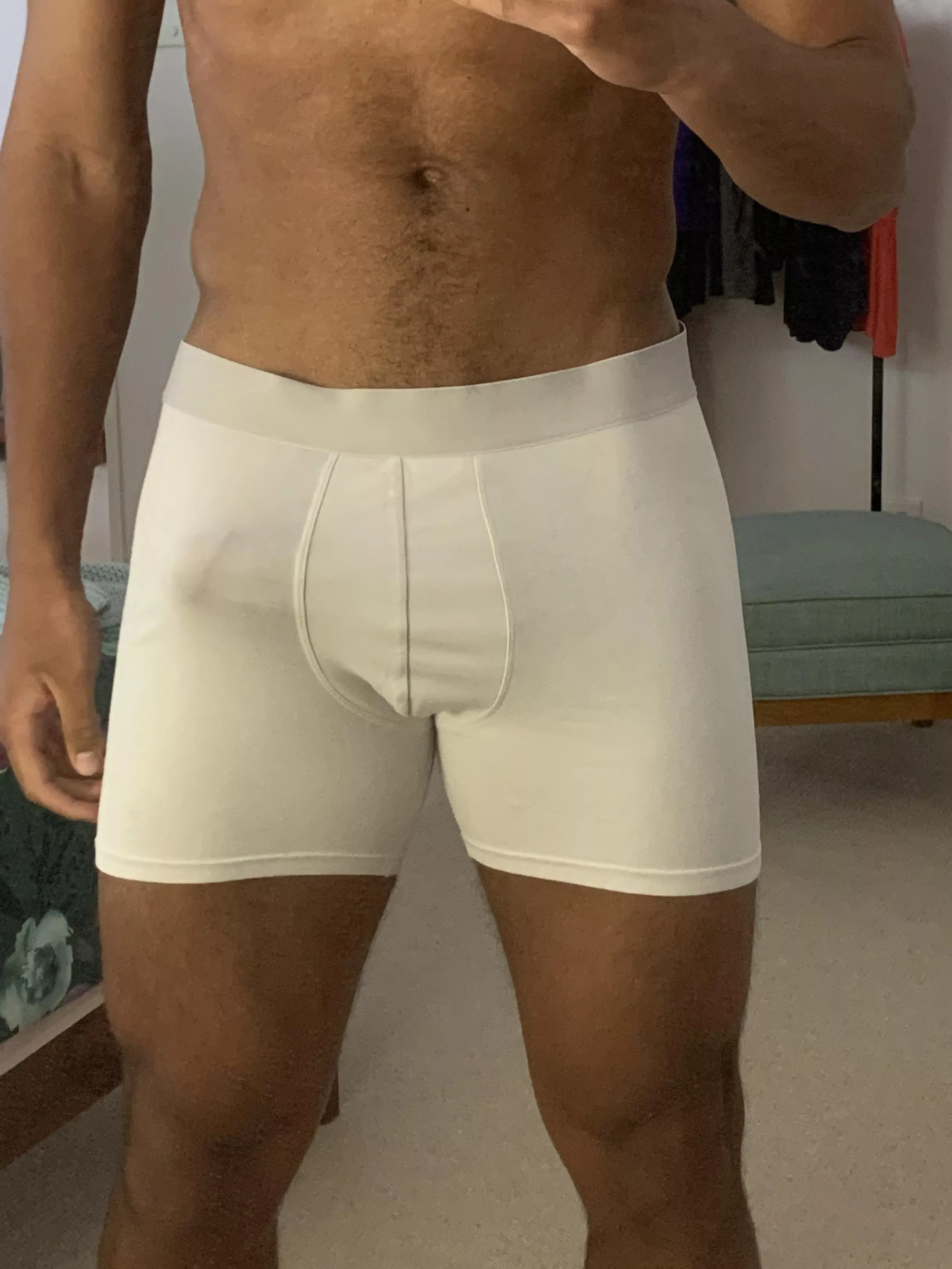 had to show off the morning wood