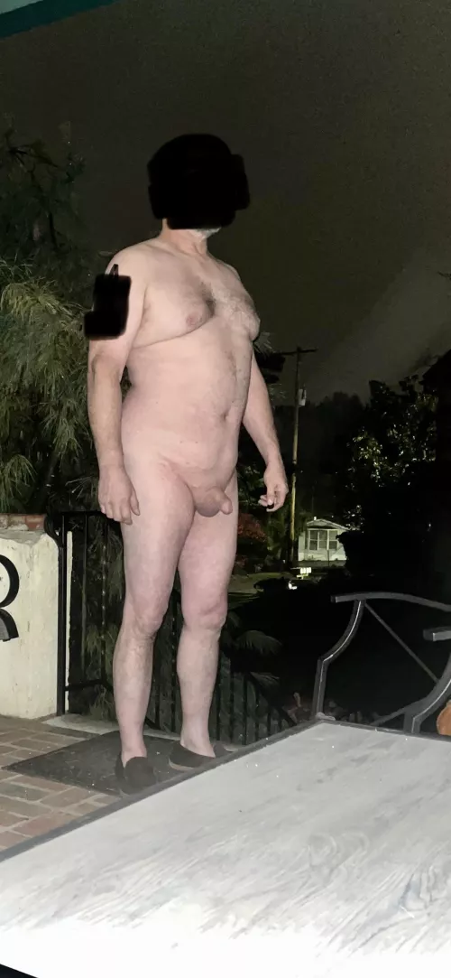 Hanging out on the front porch last night