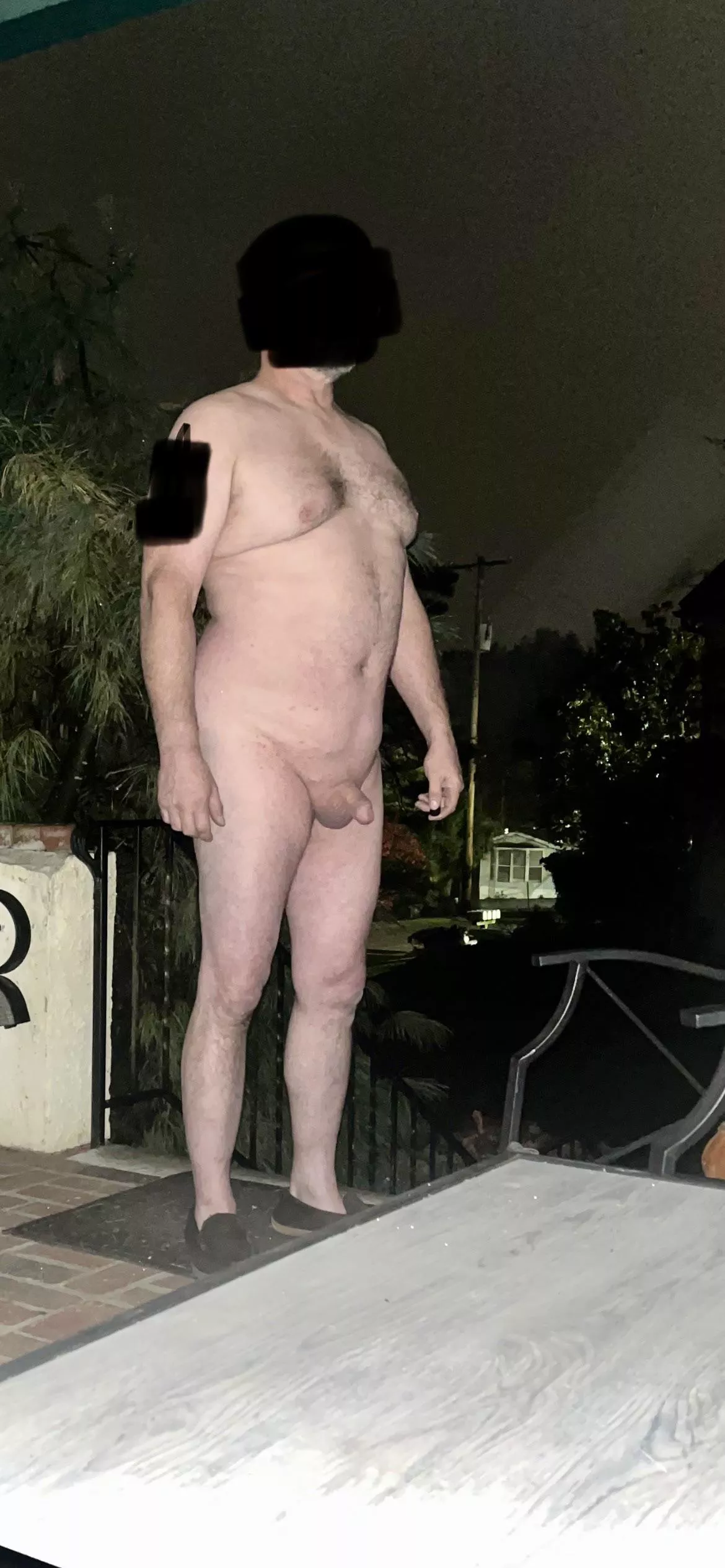 Hanging out on the front porch last night