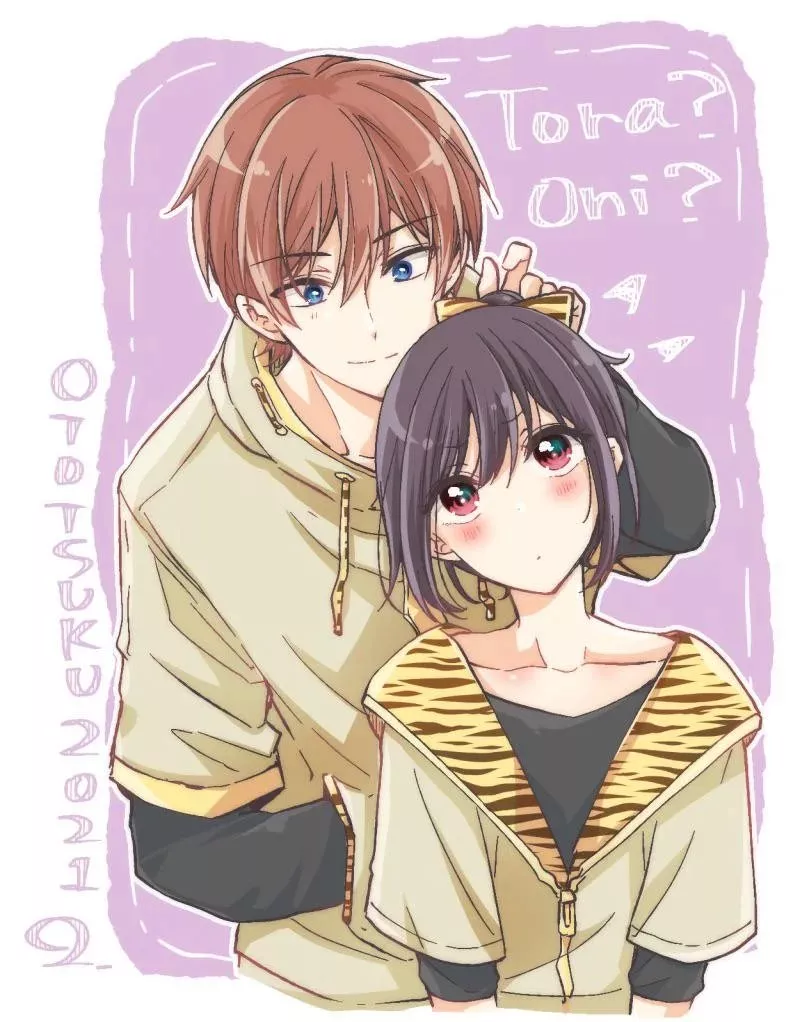 Hiura and (his soon to be boyfriend) Midou from I turned my childhood friend into a girl