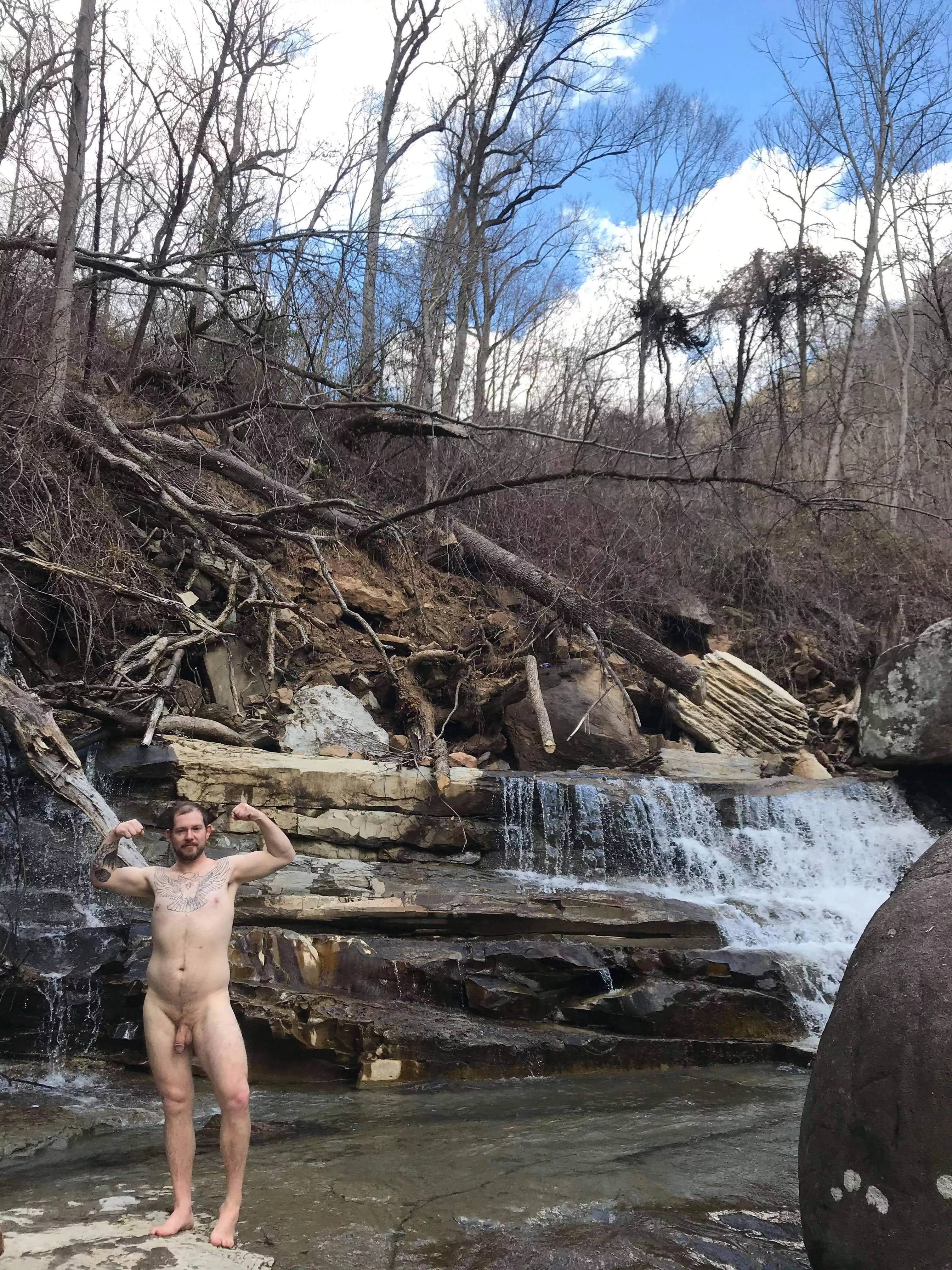 hung out by a waterfall! Naked is my favorite! I have to find some new spots in Tucson AZ