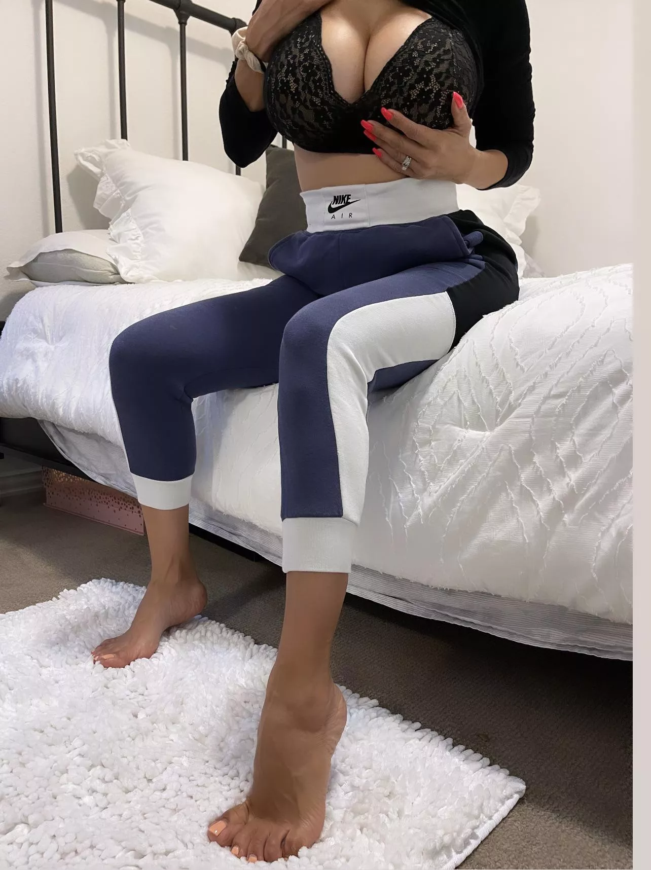 I was hiding them in a sweatshirt all day. Have to remind the world what’s underneath.