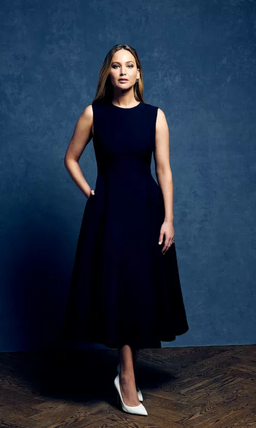 Jennifer Lawrence looking dapper