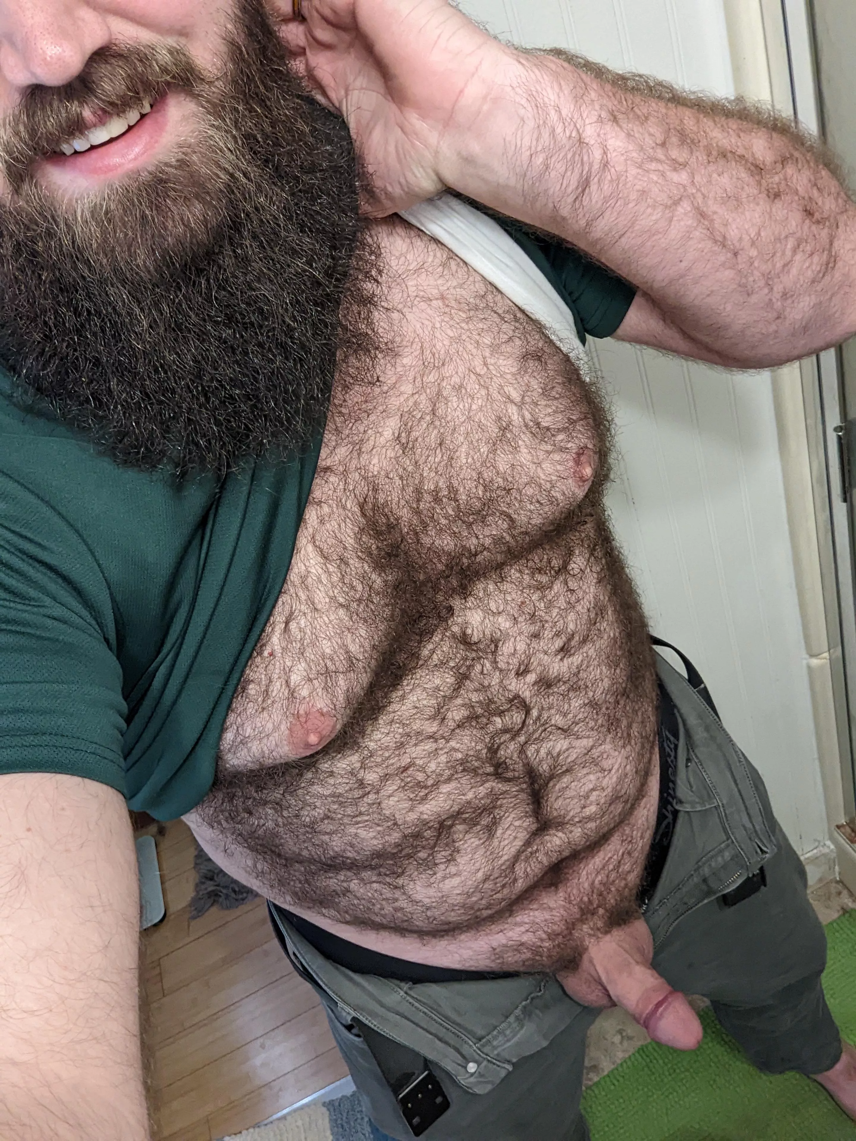 Just hanging out while working from home today. 😁😏