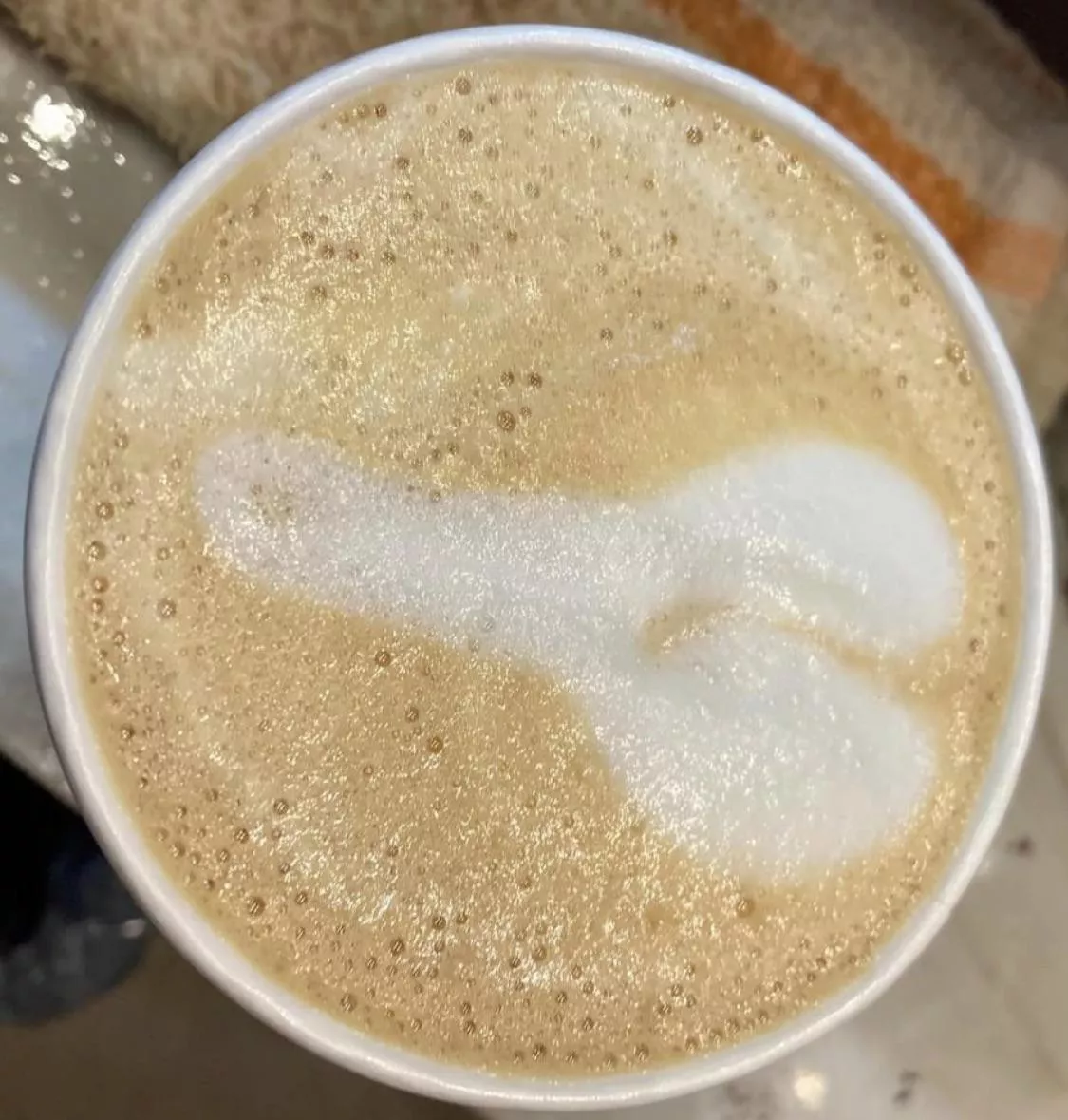 Looks like my coffee really is going wild. When you try for a heart but get…something else