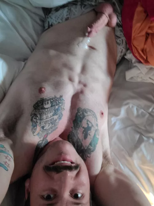 (M) Made a mess on my abs haha