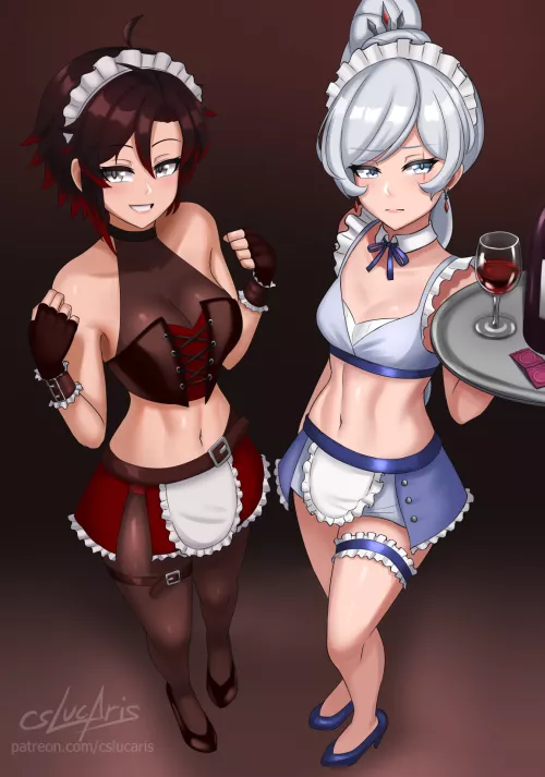 Maid Weiss and Ruby (Cslucaris)