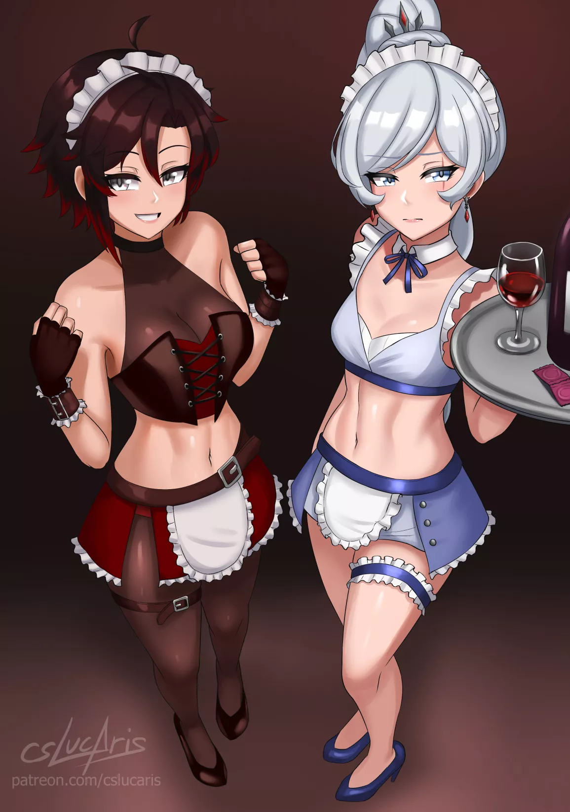 Maid Weiss and Ruby (Cslucaris)