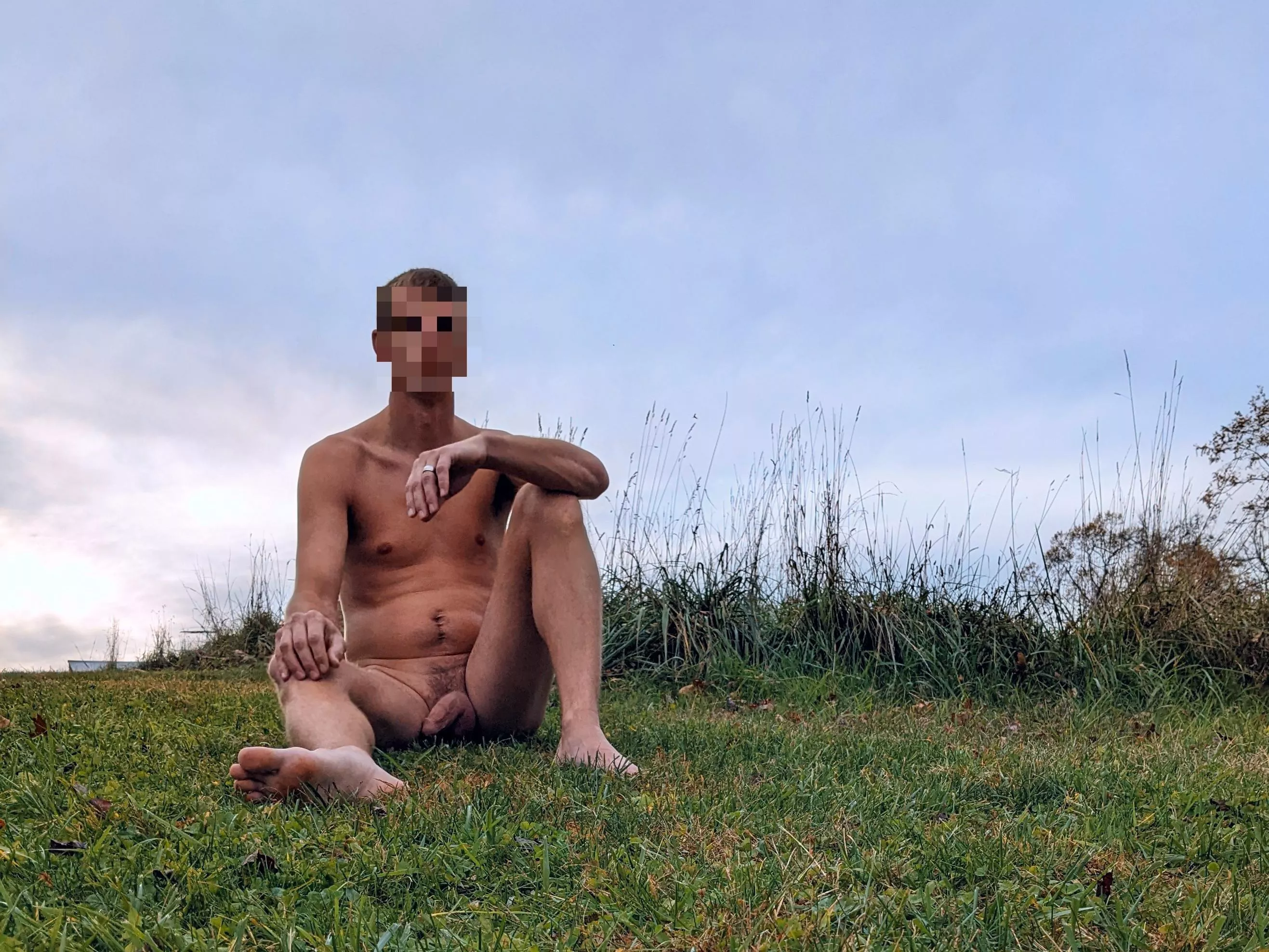 Nice relaxing evening after a walk.