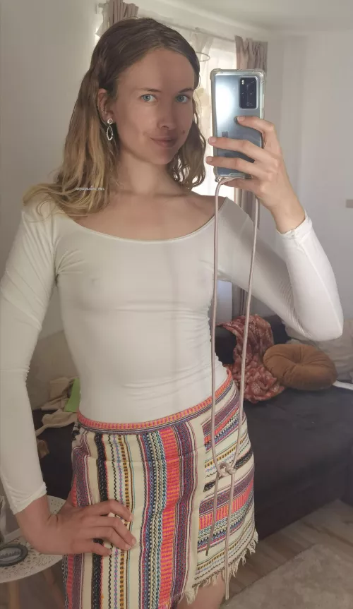 No bra needed under white shirts