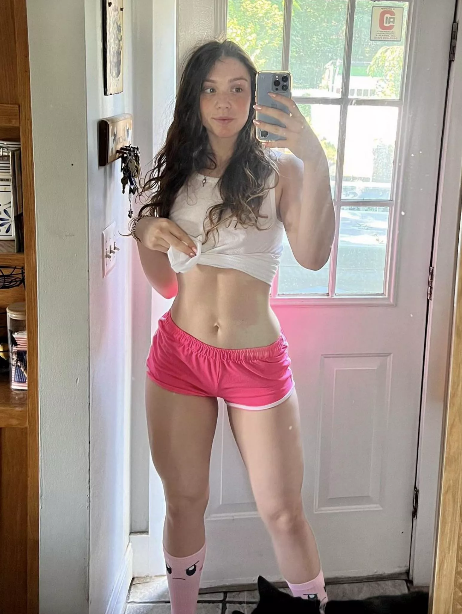 Pink shorts