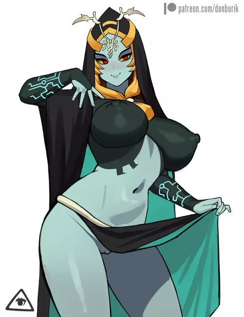 Princess Midna - her beautiful pussy leaves everyone speechless (donburikazoku) [The legend of Zelda]