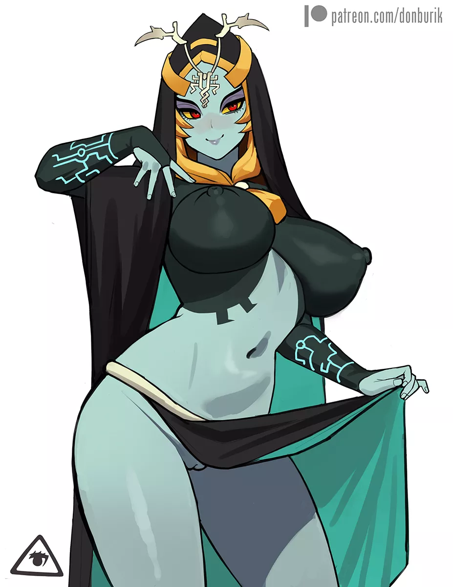 Princess Midna - her beautiful pussy leaves everyone speechless (donburikazoku) [The legend of Zelda]