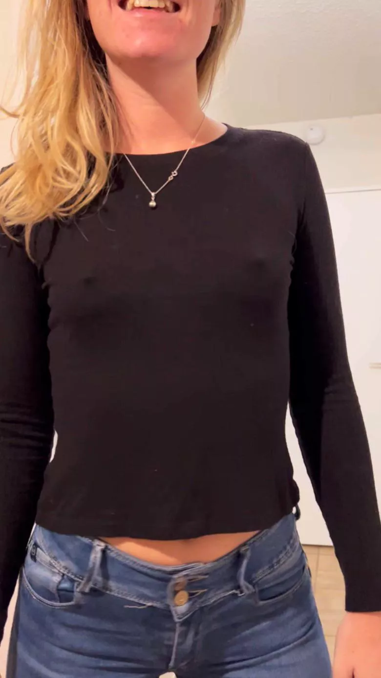 Say hi to my tiny tits