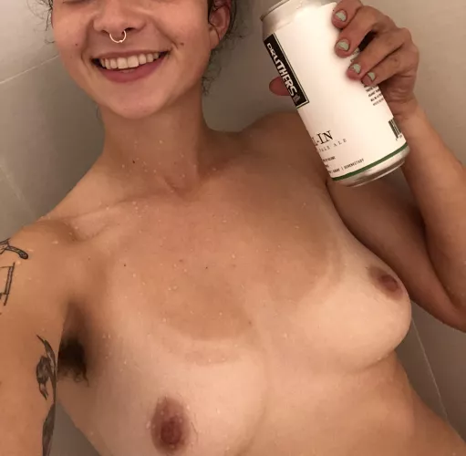 shower beer, anyone?