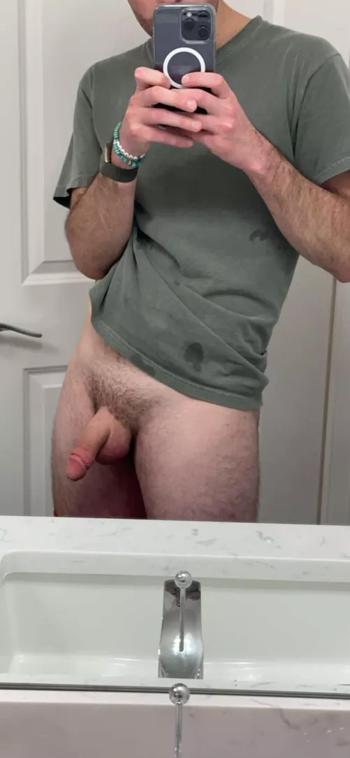 Sweaty post workout softy 😉