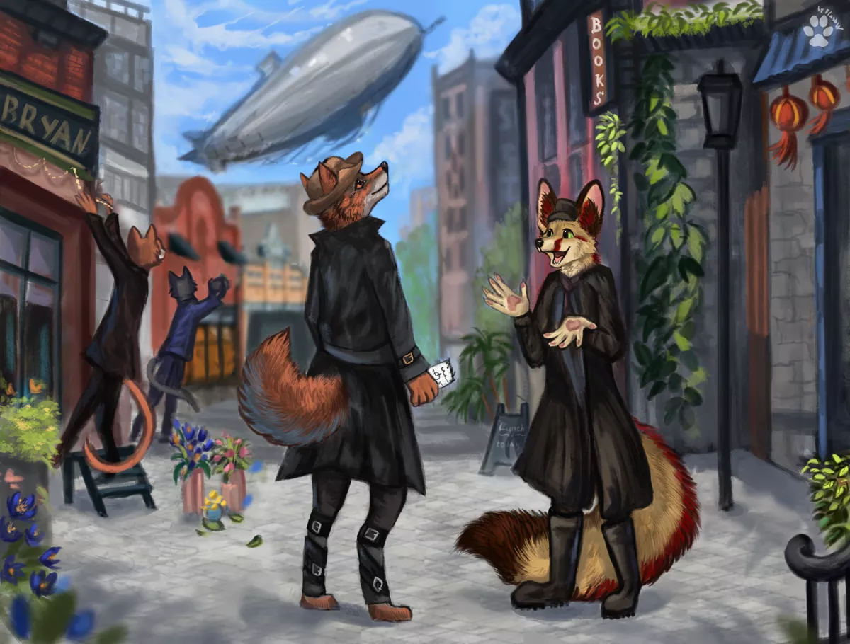 The Airship (Art by @FlashWhite_ on Twitter)