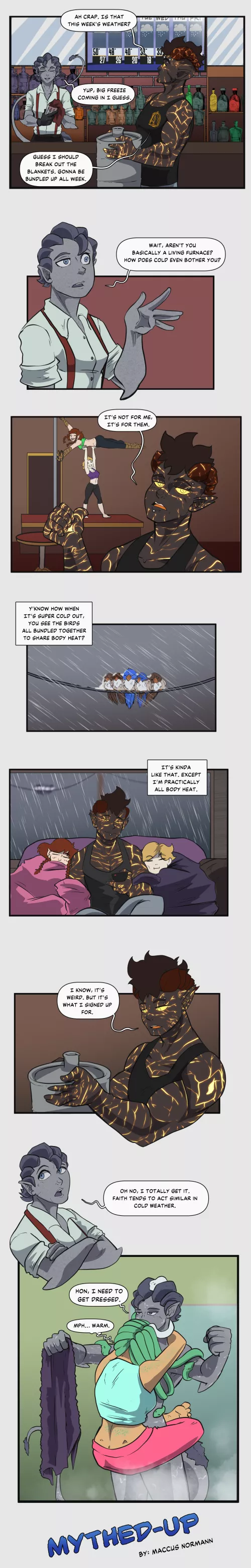 The curse of the human furnaces.