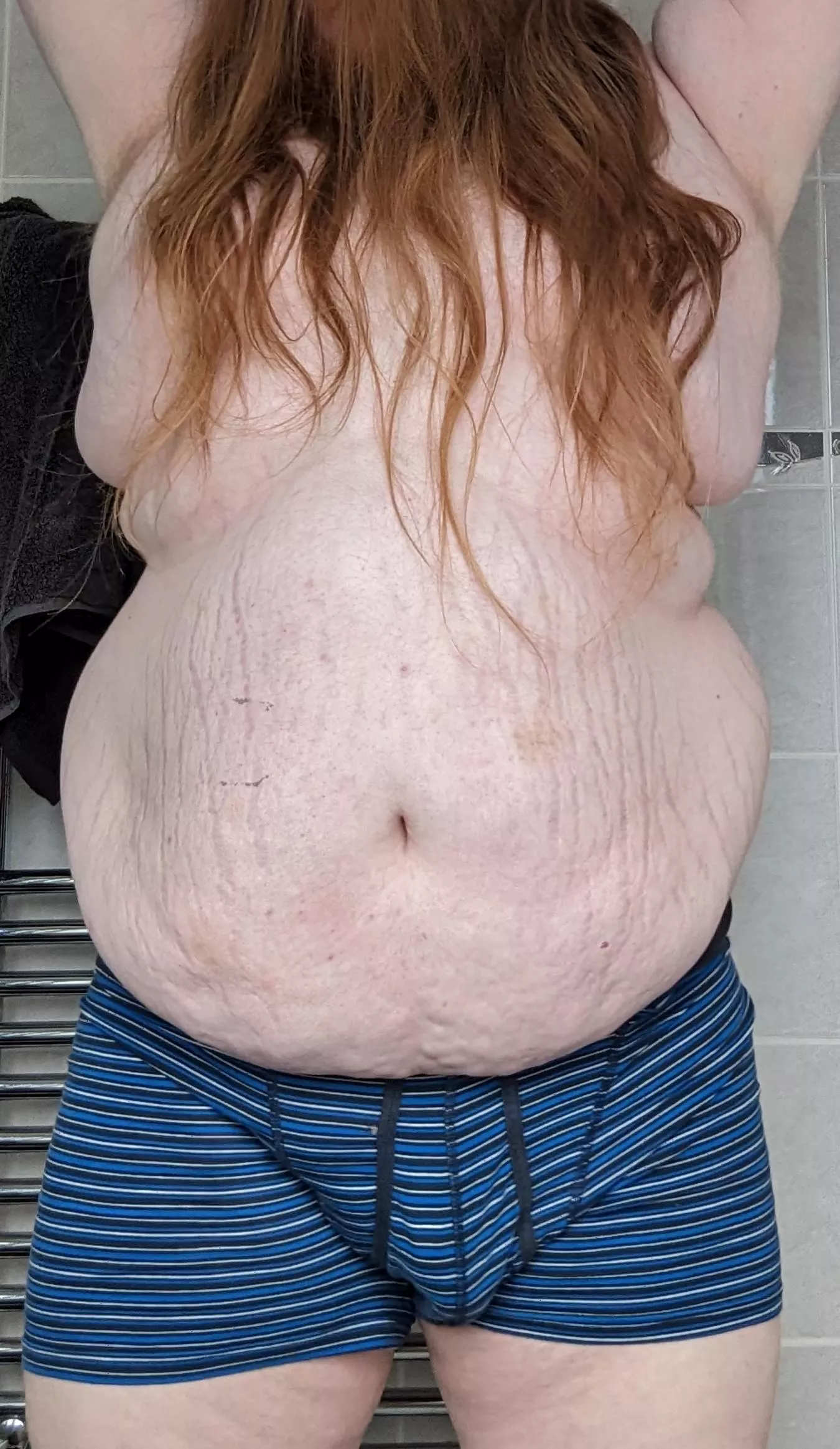 This Time, I'm Just About to Shower!