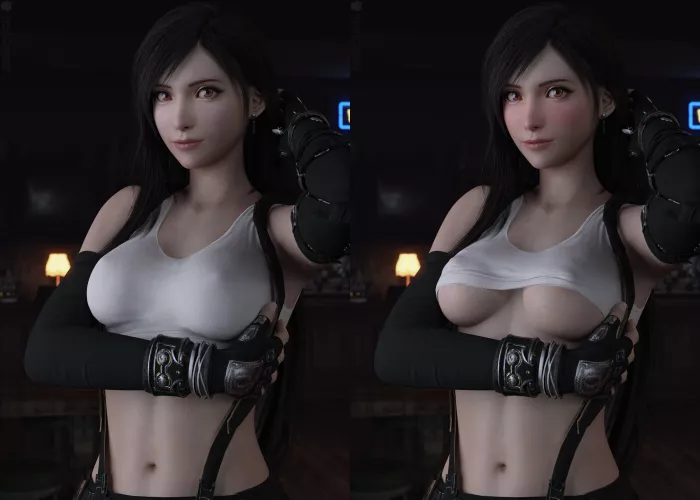 Tifa being cute (MissAlly)