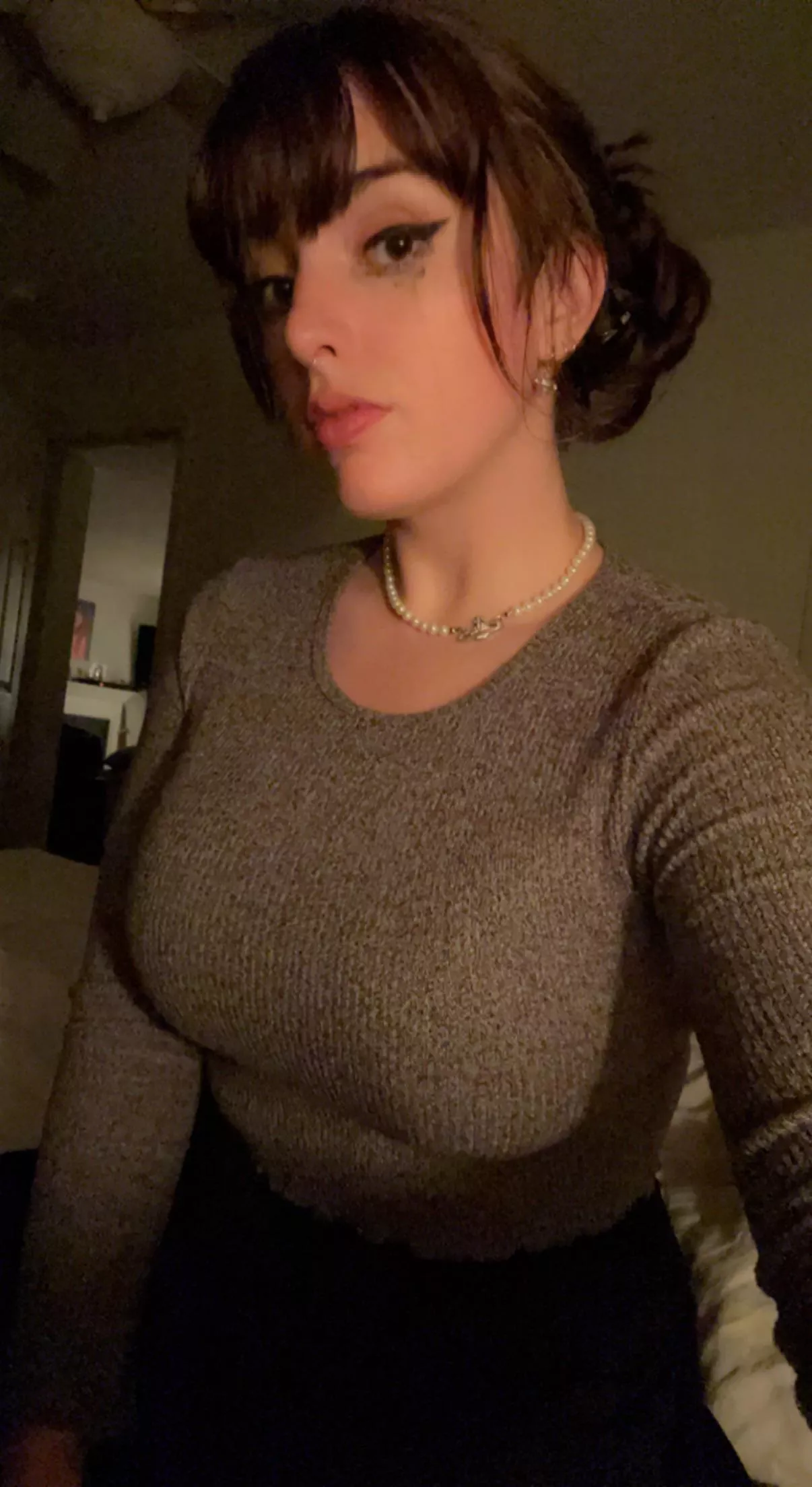 Tight sweaters and black tears