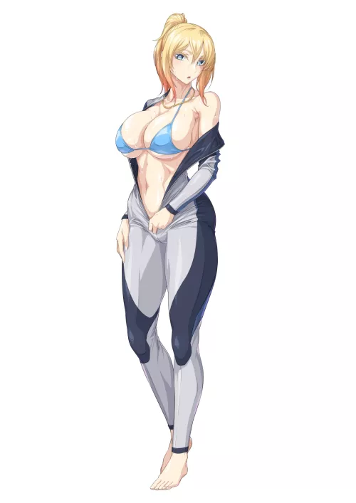 Unzipping Her Suit (Ozaneko) [Original]