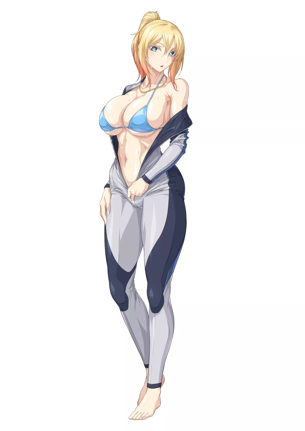 Unzipping Her Suit (Ozaneko) [Original]