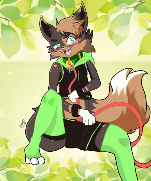 Viridescent teasing~ request finished~ :3 (Fuuki).