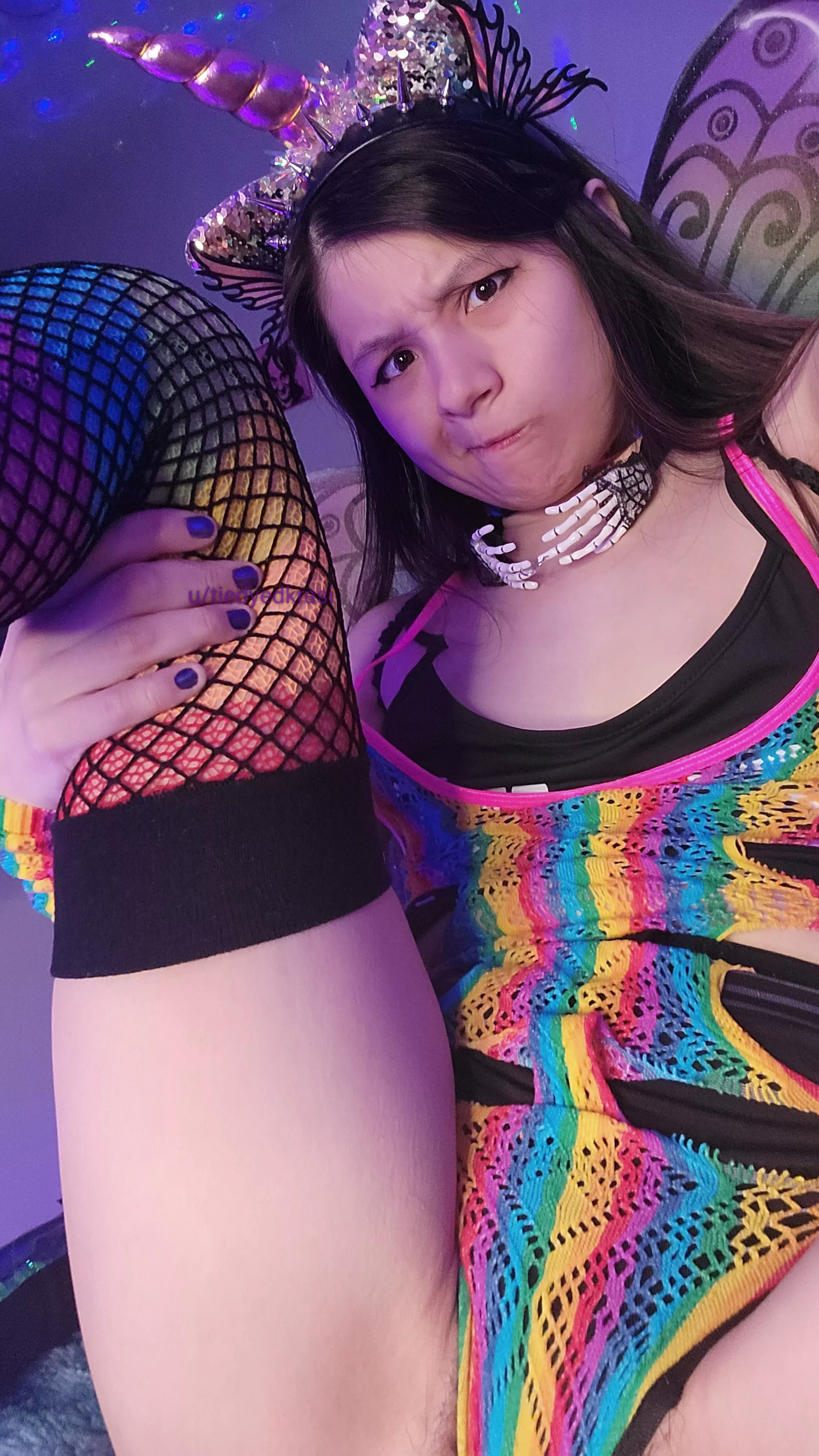 waiting on you to slide my panties over and take your life problems out on my emo pussy